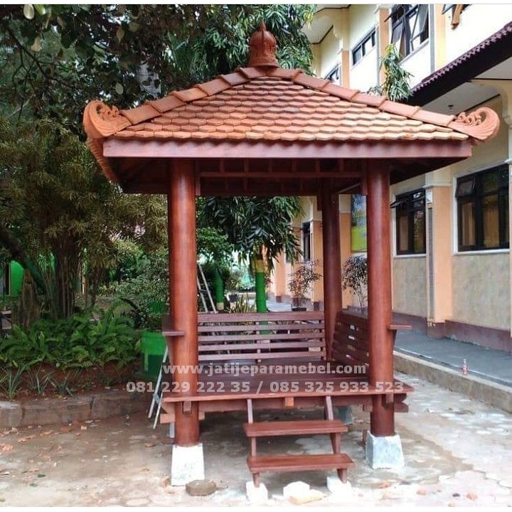  Gazebo Kayu  JJM GZB 009 Jati Jepara Mebel